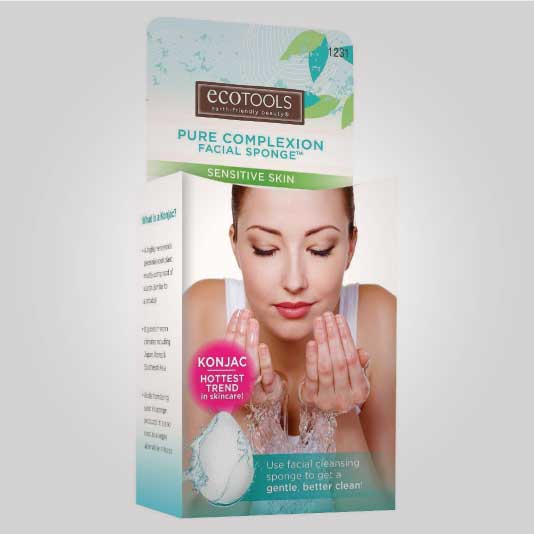 EcoTools Pure Complexion Facial Sponge - Sensitive Skin - White