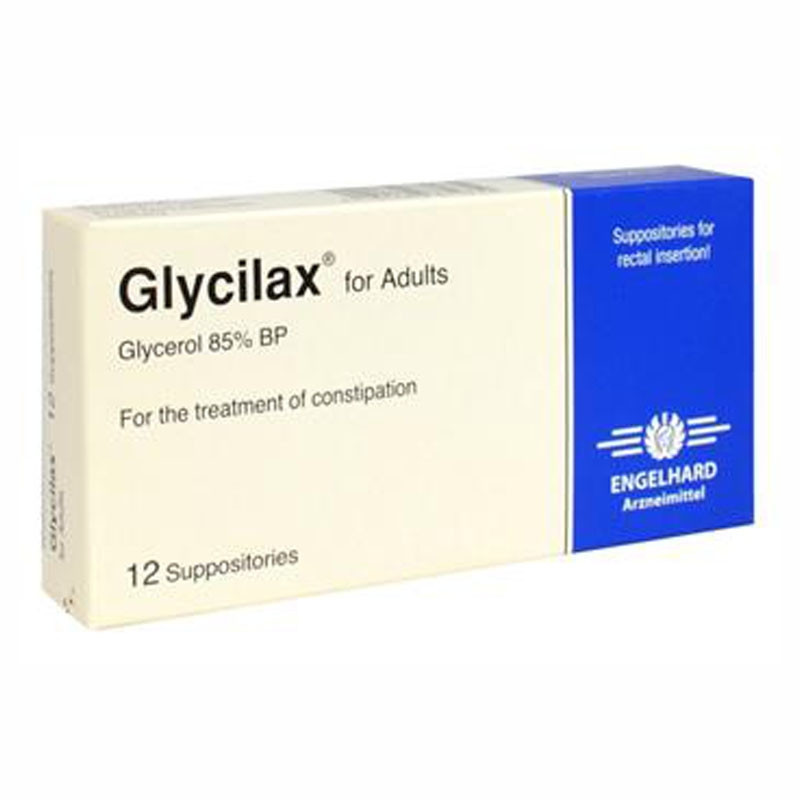 GLYCILAX SUPP ADULTS 12S